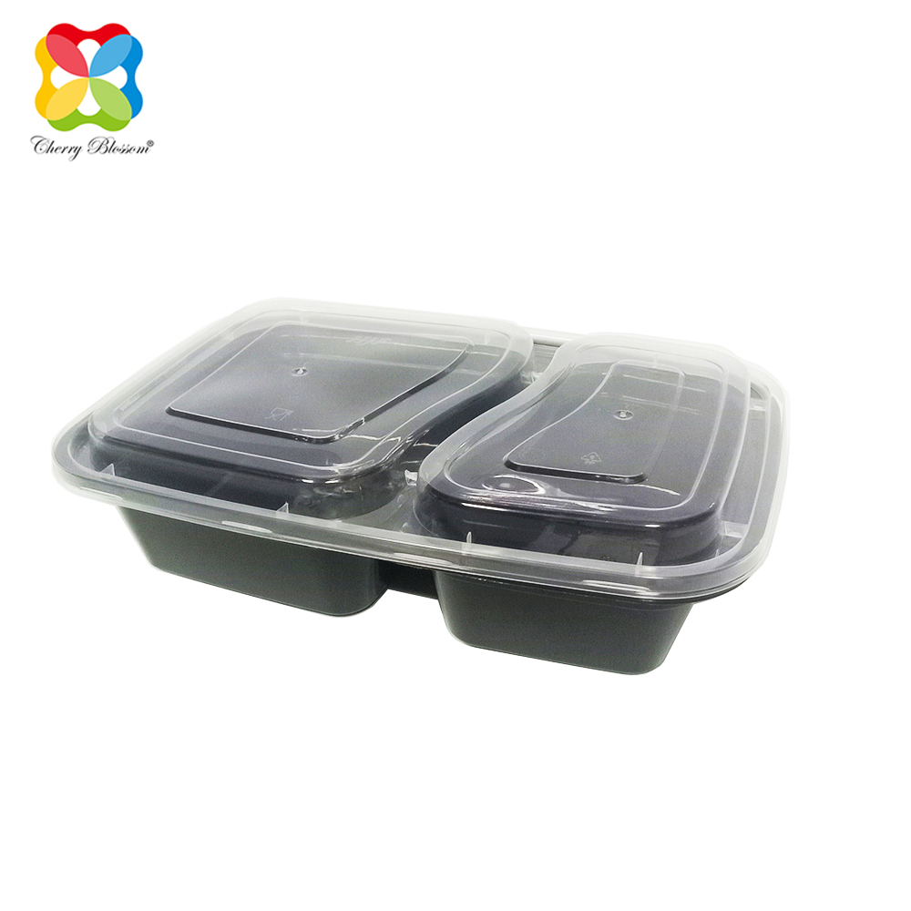 Fiambrera desechable de PP, caja de almacenamiento de PP reciclable, caja de comida para llevar de PP, caja de picnic de PP, caja de fruta, caja de almacenamiento de PP, caja de pizza