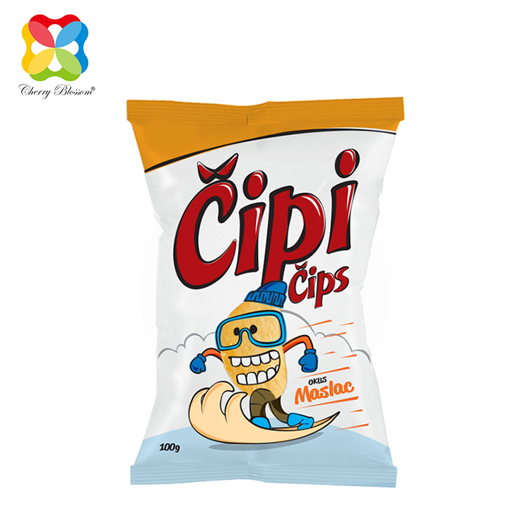 Bungkusan chip kentang Pembungkusan percetakan Percetakan sareng manufaktur Proses pembuatan kantong Pembungkusan snack