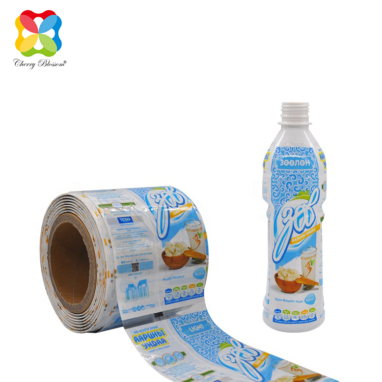 bottle label shrink film
plastic packaging film roll
full-wrap shrink sleeve label