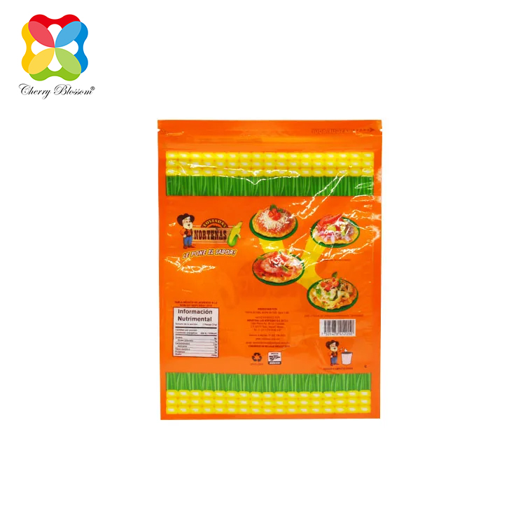 printed tortilla packaging
stand up pouch
packaging bag